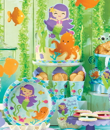 Mermaid Friends Party Supplies, Decorations & Balloons